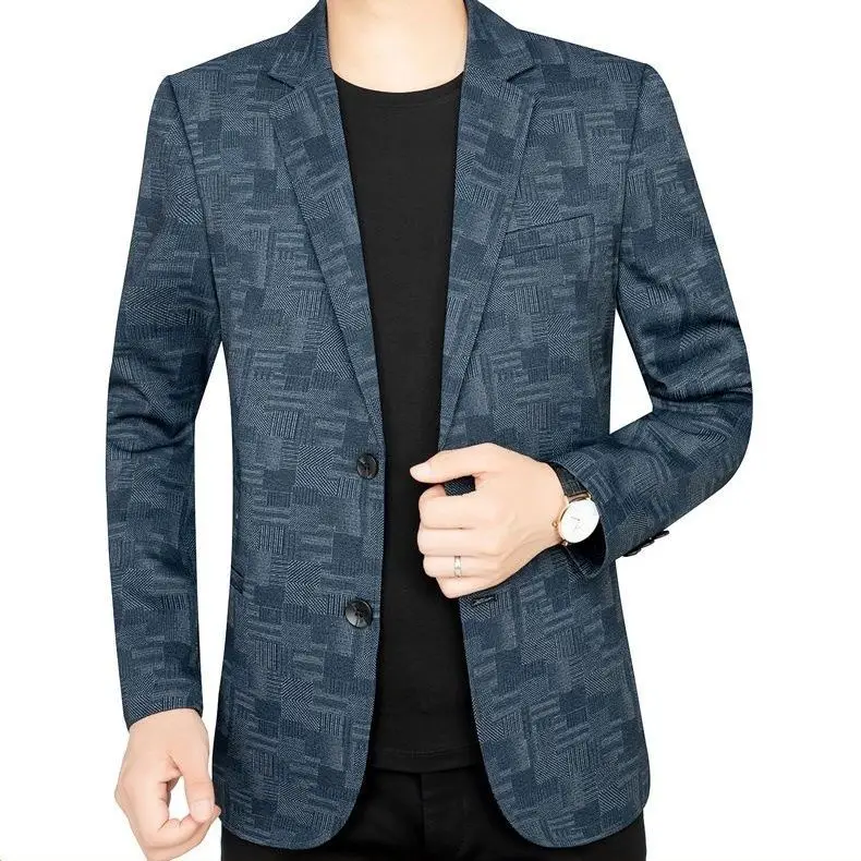 

High End Fashionable Men's Suit Spring and Autumn Coat