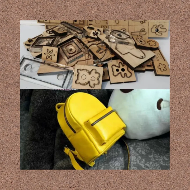Steel Blade Wooden Cutting Die B56 Mini Backpack Mold DIY Handmade Leather Craft Cutting Tool