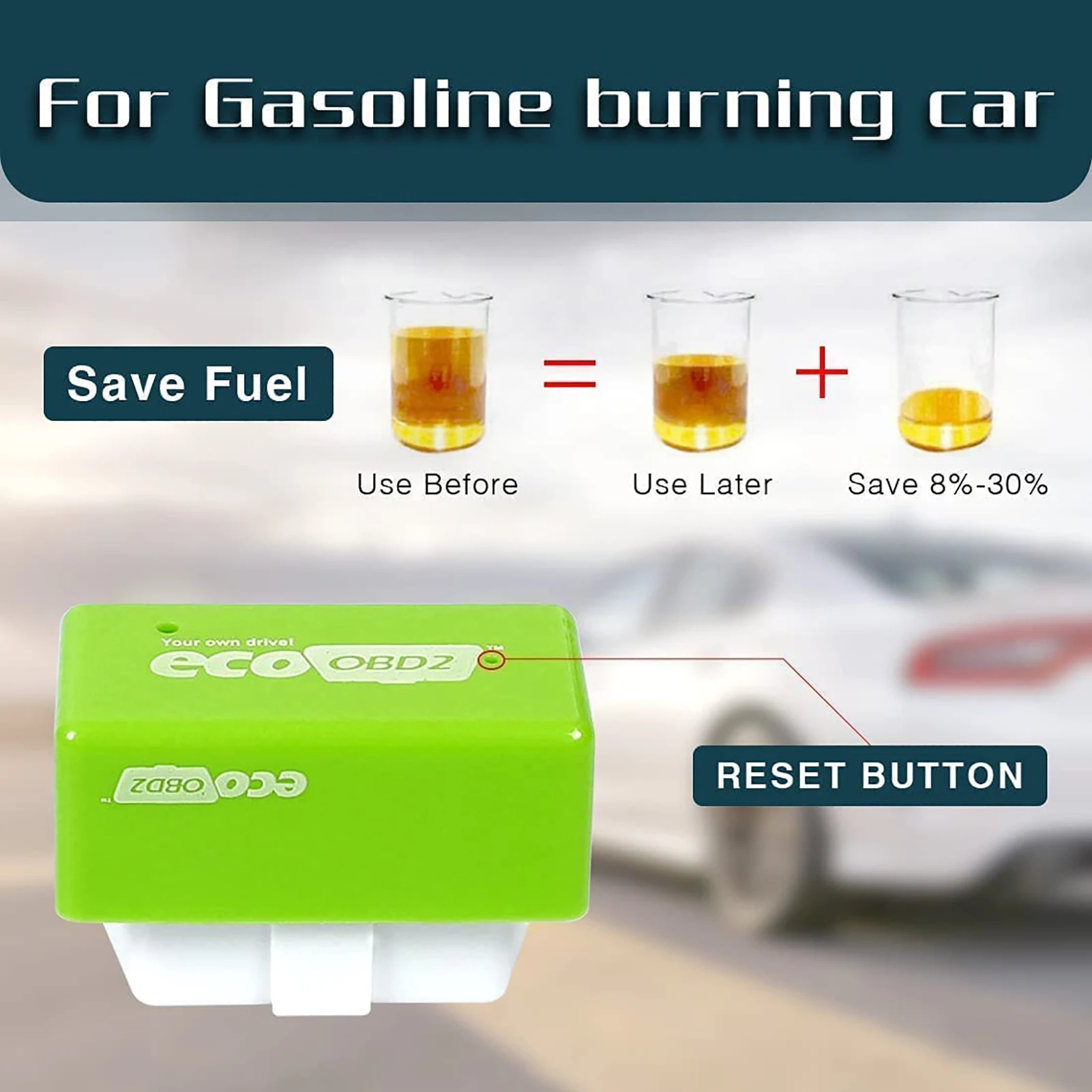 ECOOBD2 Benzine Economy Fuel Saver Tuning Box Universal Car  Saver Chip ForDiesel Car Saving 15% Economic Gas Economizer device