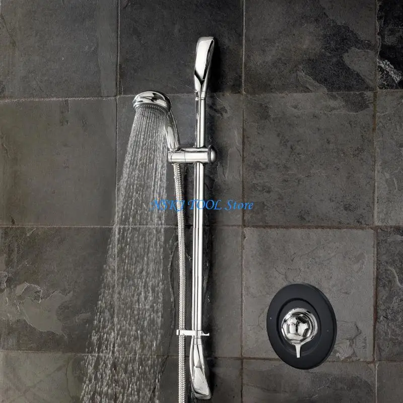 

L8RC замена Escutcheon для ванны с сигнальной ручкой и смесями для душа с матовым черным финишным подходом моделей Chateau