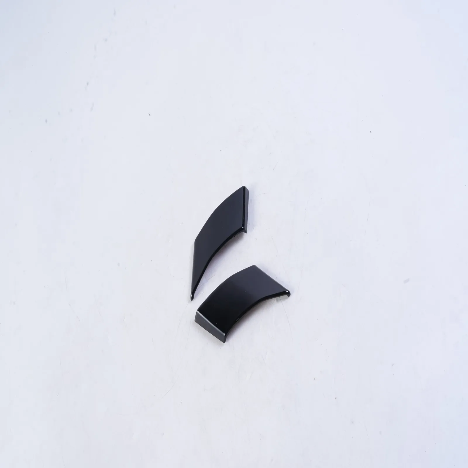 A Pillar Exterior Window Triangle Molding Trim Overlay FOR Toyota RAV4 2019-2022 Glossy Black