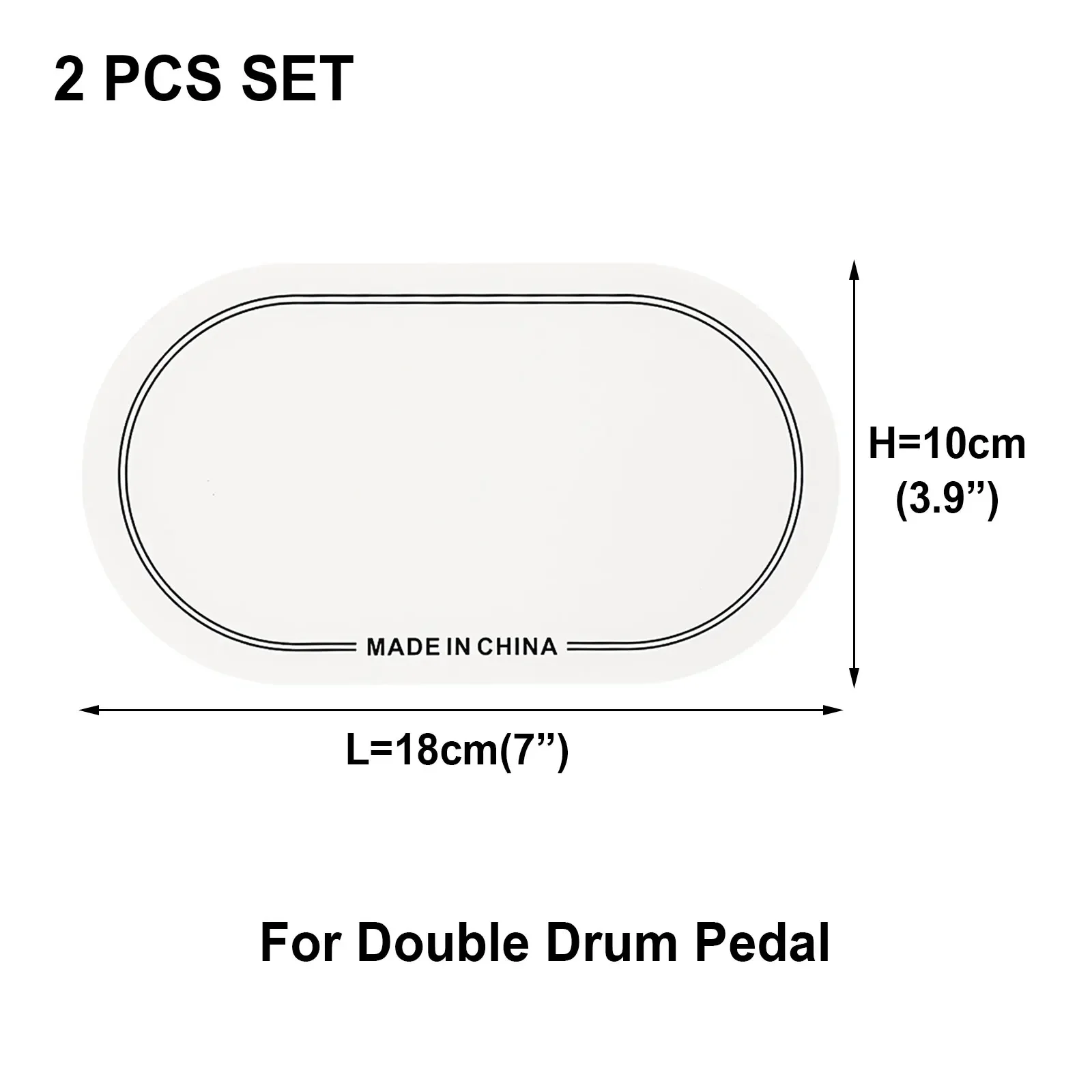 Low-End-Drumhead-Kickpad Patch Bass Drum Pedal Patch Drum Pedal Patch Patch Drum Percussion Teil Drumhead Kick Pad