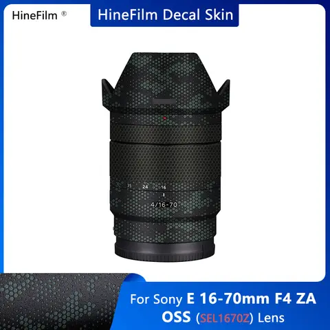 소니 E 1670 f4 렌즈 데칼 스킨 SEL1670Z 렌즈 랩 커버, 소니 E 16-70mm F4 ZA OSS 렌즈 프리미엄 스티커, 16-70 F4 스킨