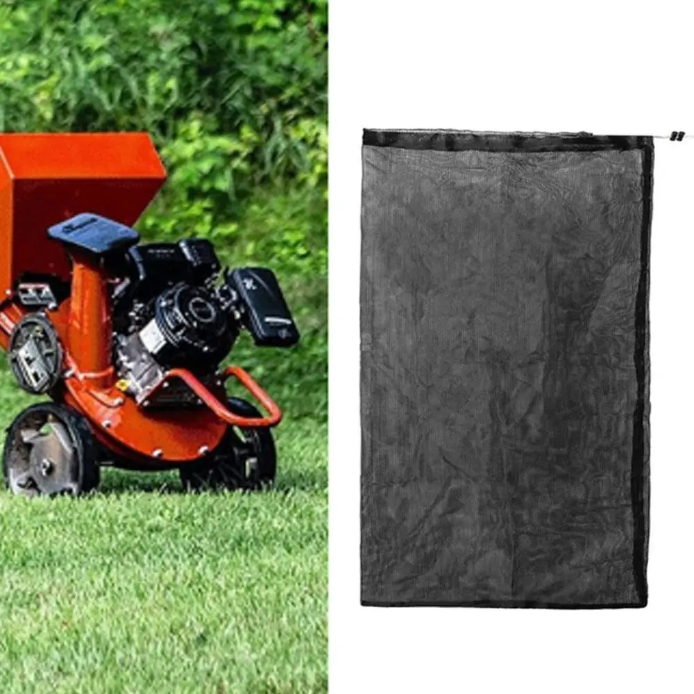 Durable Nylon Wood Chipper Bag Heavy Duty Reusable Wood Chipper Collection Bag Fine Mesh Universal Bag Yard Waste