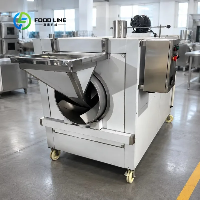 Máquina de Horneado Rotatoria Personalizada, Horno Industrial Cuadrado para Cacahuetes, Almendras, Semillas de Girasol, Compra al por Mayor, Ahorra Costos