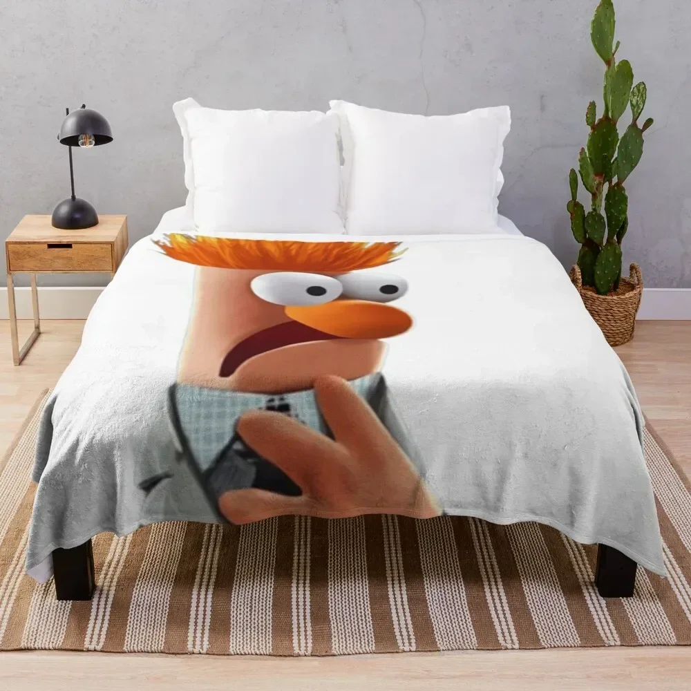 beaker Throw Blanket Travel Flannel Designers Blankets