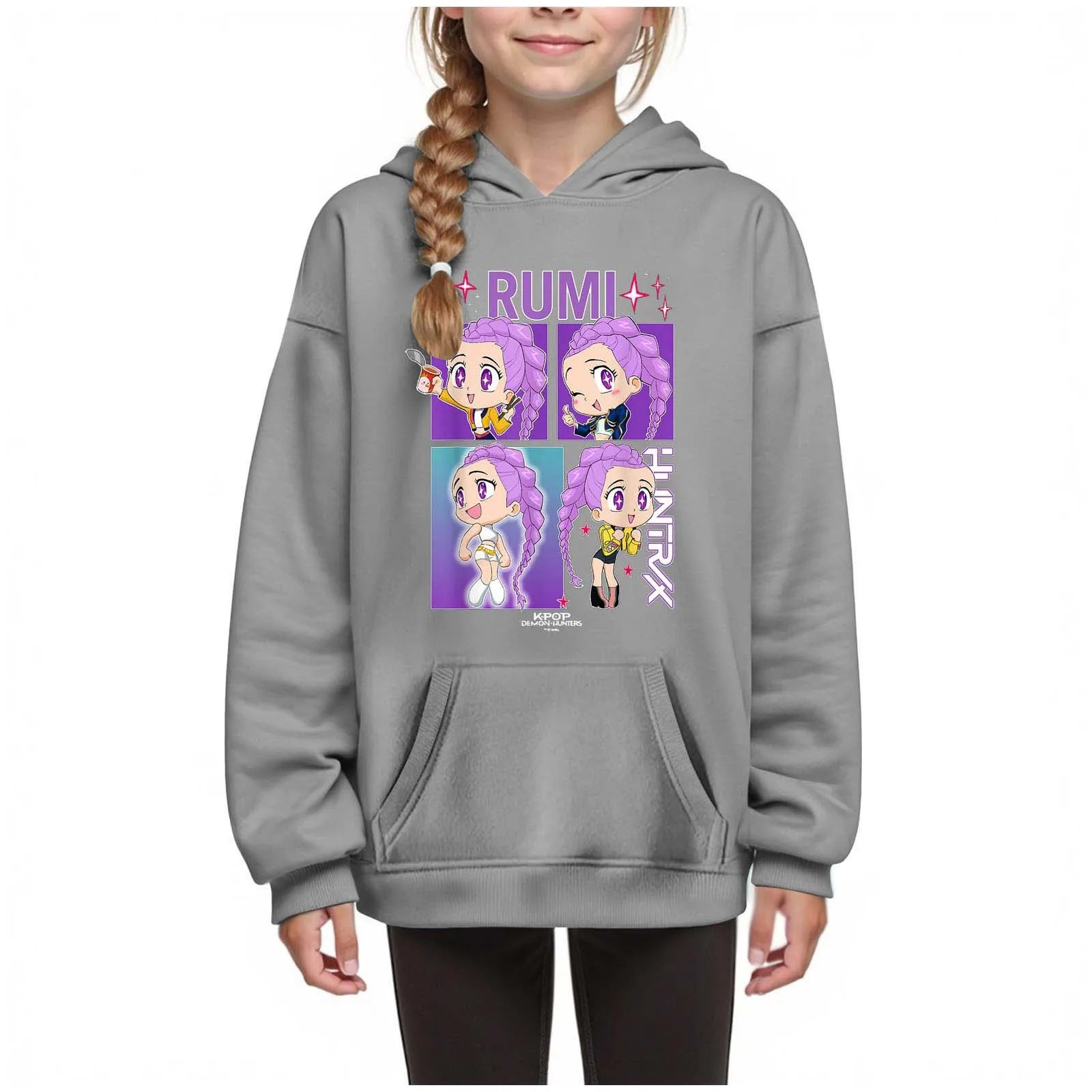 

Kpop Demon Hunters Kids Hoodie For Girls Meet Me At The Ocean Hoodies Cute Graphic Sweatshirts Kid Tops With Pockets 2025 키즈옷
