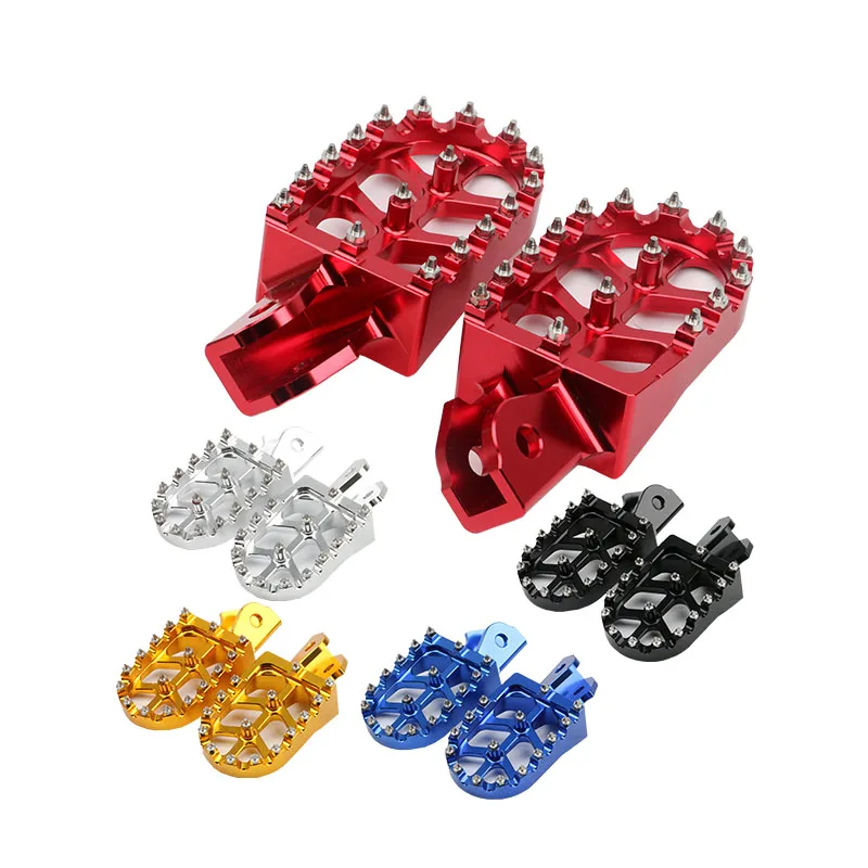 Pedales universales para motocicleta, apoyapiés, palanca de cambio, apoyapiés, reposapiés, accesorios de clavijas CNC para motocicleta