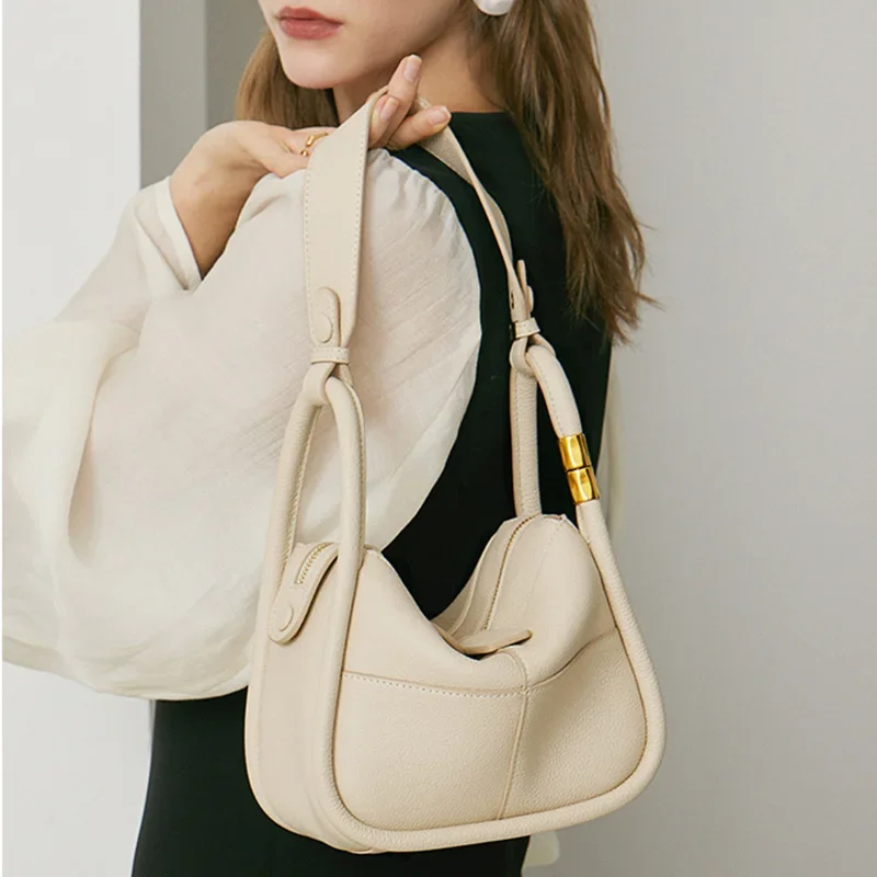 New Fashion Women Handbag Solid Color Casual Mini Underarm Bag Female Chain Shoulder Pouch Hot Sale Ladies Leather Tote Bag