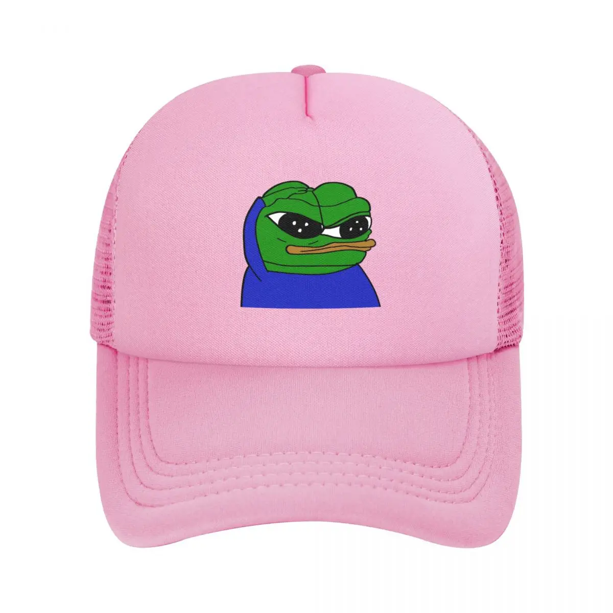 Pepe The Frog Peepo Emote Mesh Baseball Caps Snapback Fashion Baseball Hats Breathable Casquette Outdoor For Men's And Women's