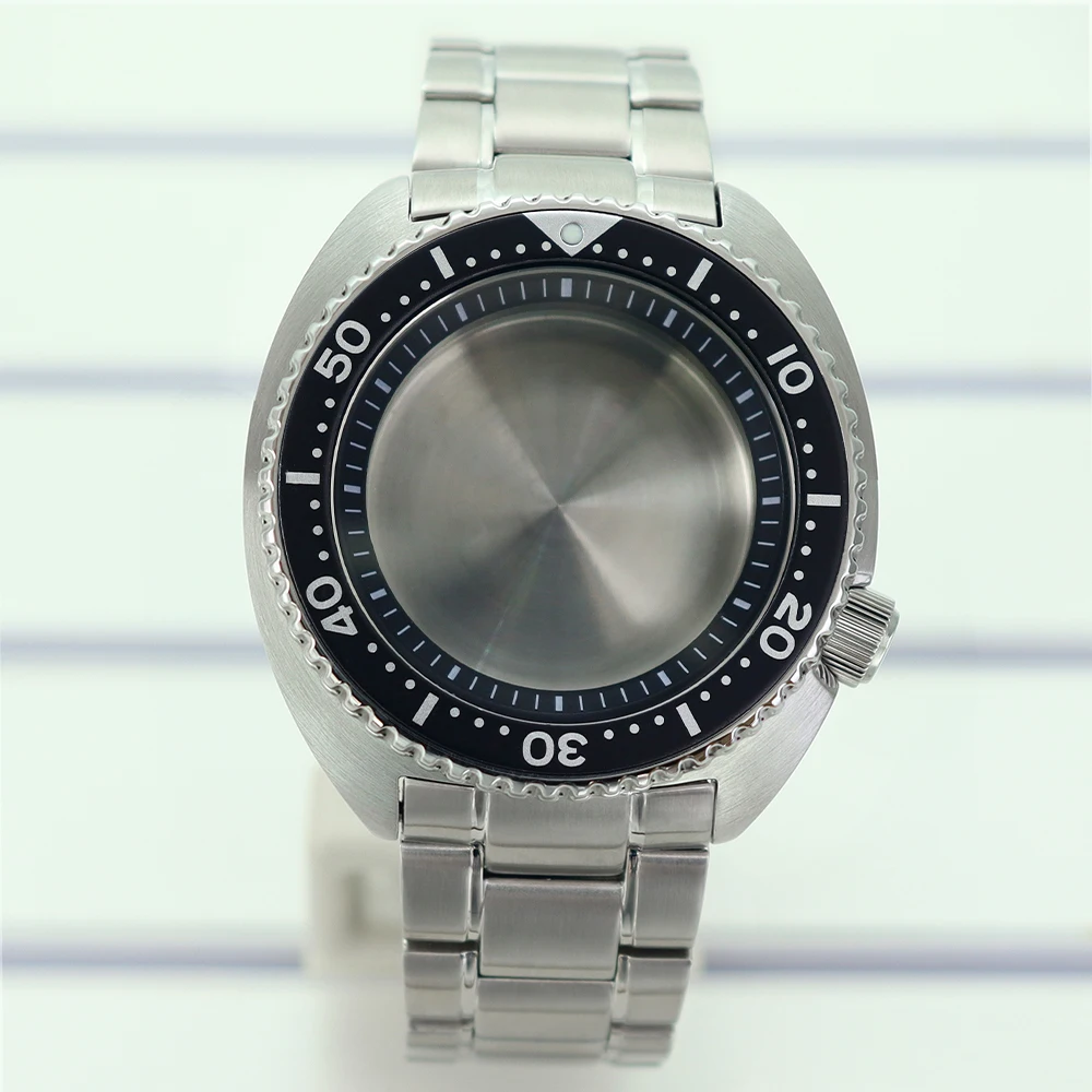 

45mm NH35 NH36 Watch Case Bracelet Repair Parts For Modified Big Abalone NH35 NH36 NH38 4R Movement 28.5mm Dial Sapphire Crystal