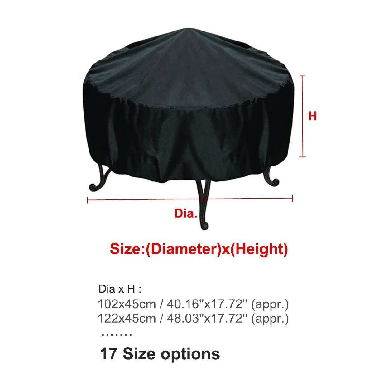 Black Waterproof BBQ Cover BBQ Accessories Grill Cover Anti Dust Rain Gas Charcoal Electric Barbeque Grill Barbecue Supplies