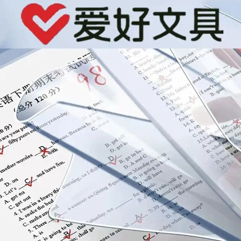 Student Table Mats Transparent Tablecloth for Writting Ink-Antiseep Exam Pad