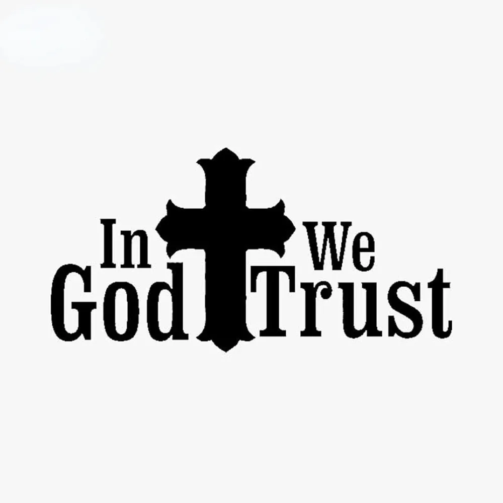 Creativity In God We Trust Christian Vinyl Decal Car Sticker