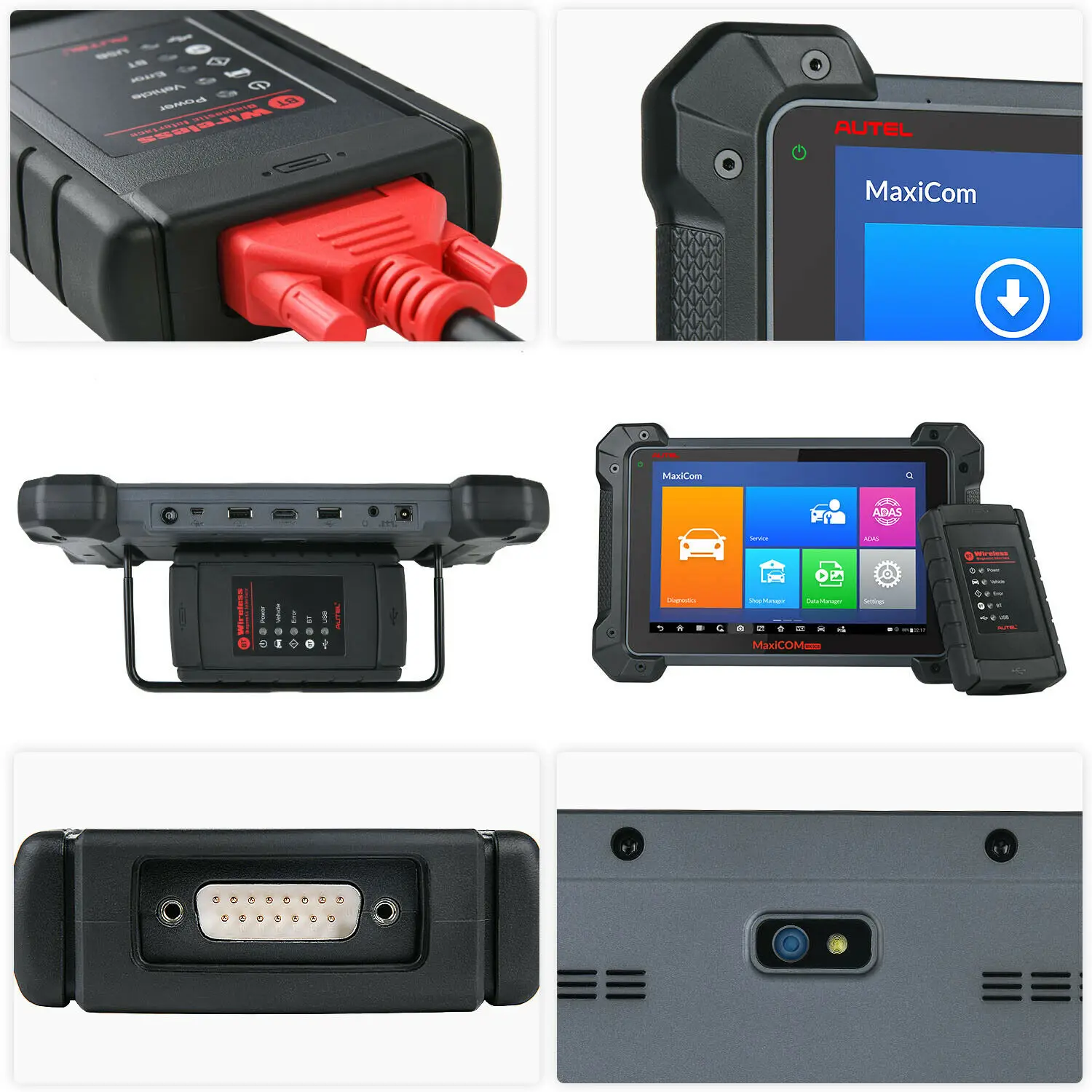 OBDII VCI Wireless Diagnostic Interface Autel Bluetooth Fit MaxiCOM MK908P MK908