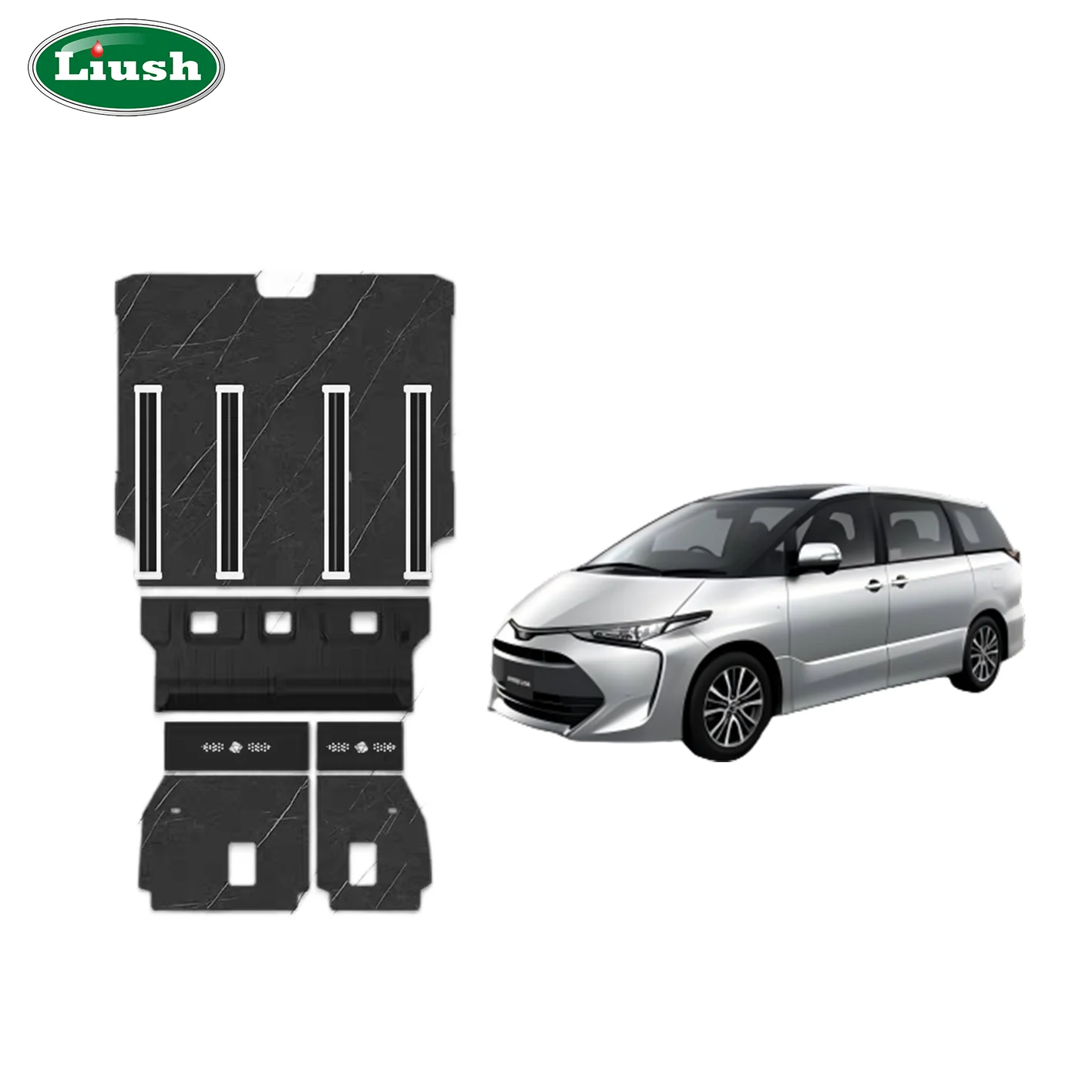 

Modify Aviation Grade Solid Double-layer Aluminum MPV Flooring For Toyota Estima Tarago Car Floor Retrofit For Previa XR50