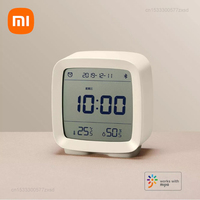 Xiaomi Cleargrass Qingping Bluetooth Alarm Clock Temperature Humidity Display LCD Adjustable Night Light Works With Mijia APP