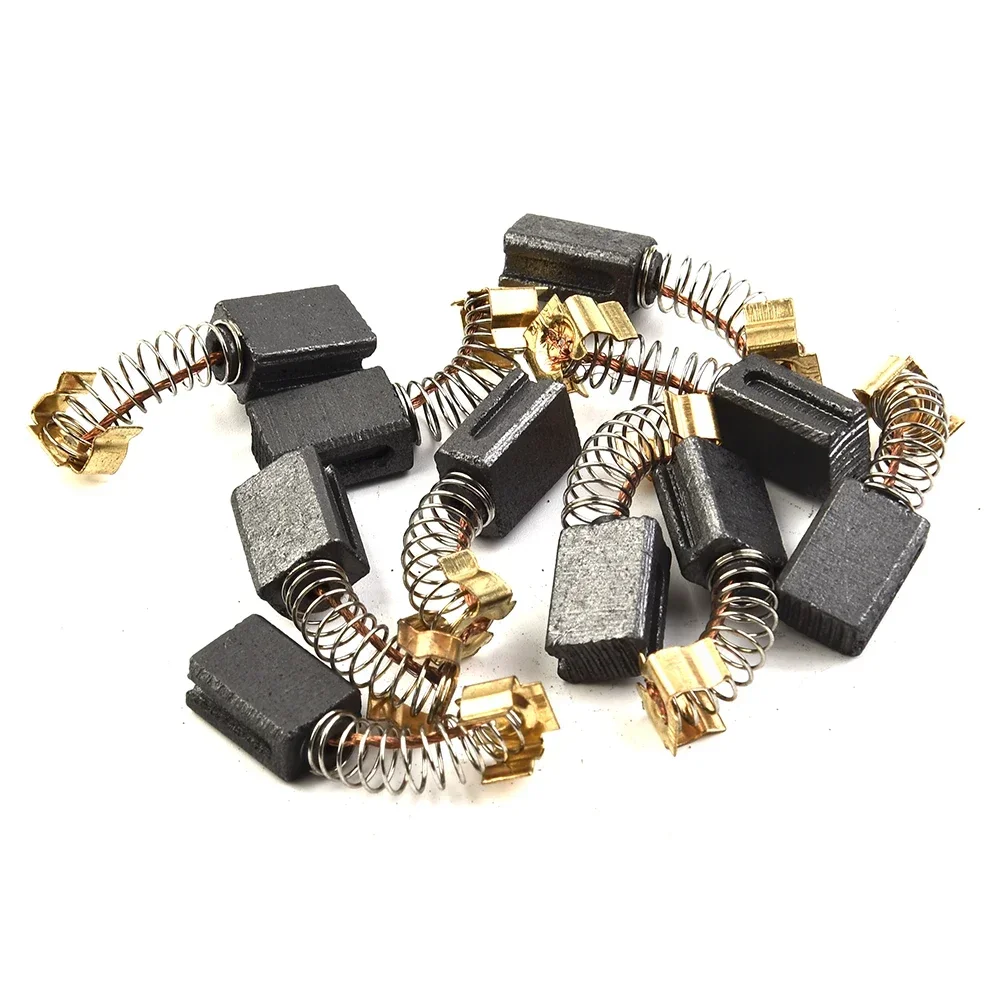 10pcs Carbon Brush CB406 CB407 Components Equipment Jig Saw Power Tool Spare Spring Parts
