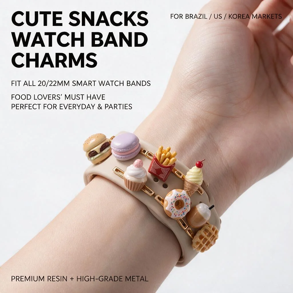 For WHOOP 5.0 MG Enamel Wristband Charm DIY Bracelet Decor Cute Sport Band Pendant Personalized Fashion Accessory