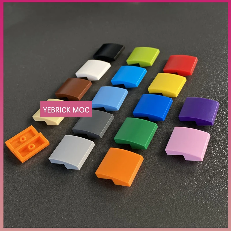 

YMS 15068 Brick 2x2 with Slope Curved Special Brick Multiple compatible building block brands High-quality KIDS DIY TOYS