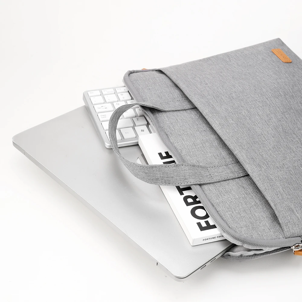 Tas Laptop ROCK untuk Macbook Pro Air 13.9 14.9 Inci HP Dell Lenovo Asus Huawei iPad Penutup Notebook Tahan Air Casing Pembawa