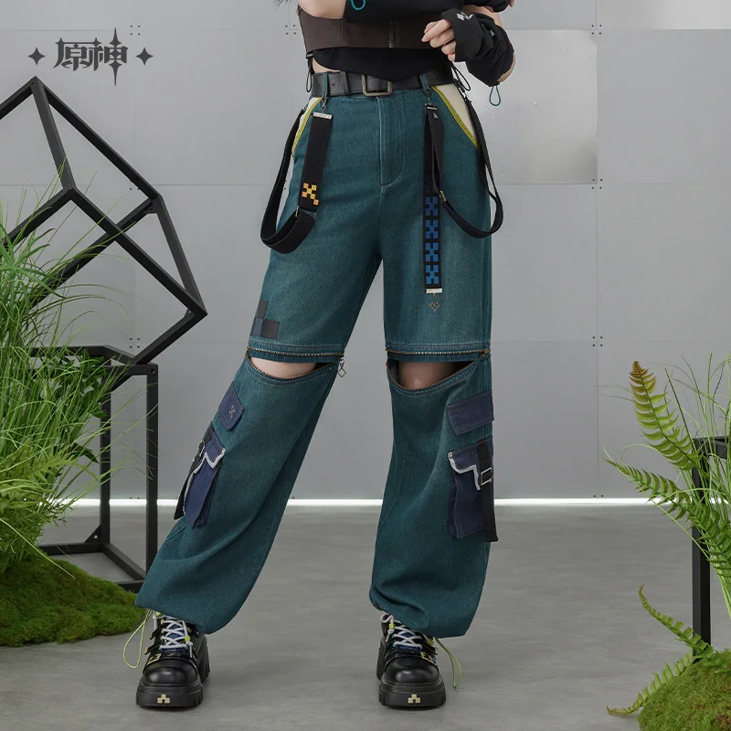 

[Official Merch] Genshin Impact Turnfire Hunt Kinich Theme Impression Clothing Convertible Jeans Seeker of Flame-Wrought Secrets