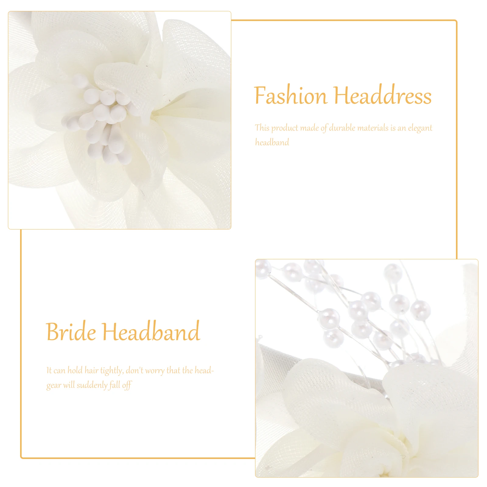 

Hairb Bridal Accessories Women Cloth Headwrap Headdress Hair Tool Simple Comfortable Matching Gown Photography Prop