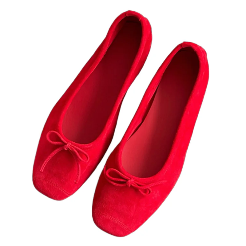 

Withered Minimalist Women's Shoes Retro Suede Mary Jane Grandma Shoes Soft And Comfortable Flat Bottomed Loafers Shoes Women