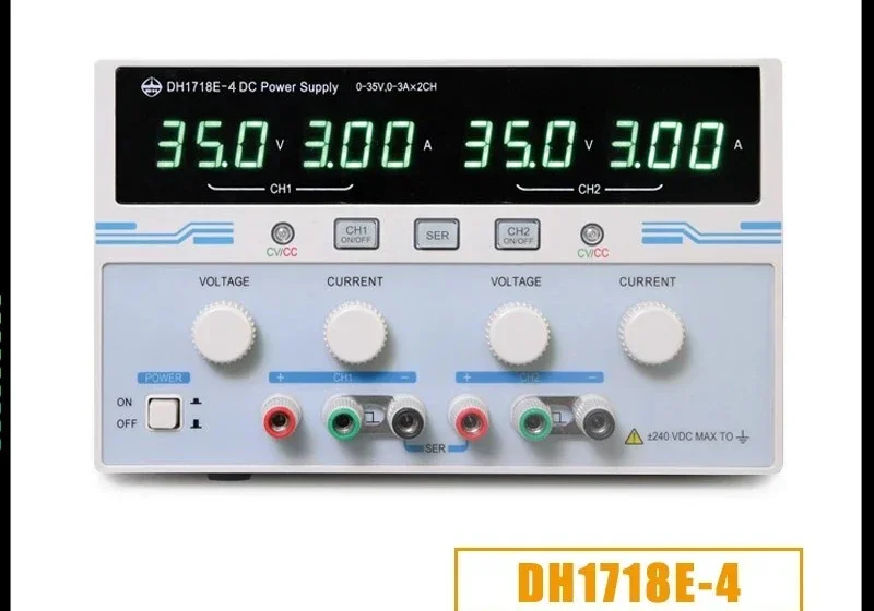 DH1718E-4/5/6 Programmable Adjustable Dual DC Regulated Linear Power Supply