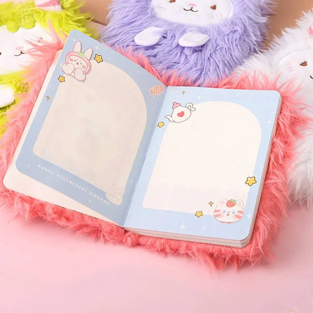 Diary Note Pad Plush B5 Notebook Daily Planner Hand Account Furry B5 Notepad Journal Book Scrapbooking Kawaii Notebook