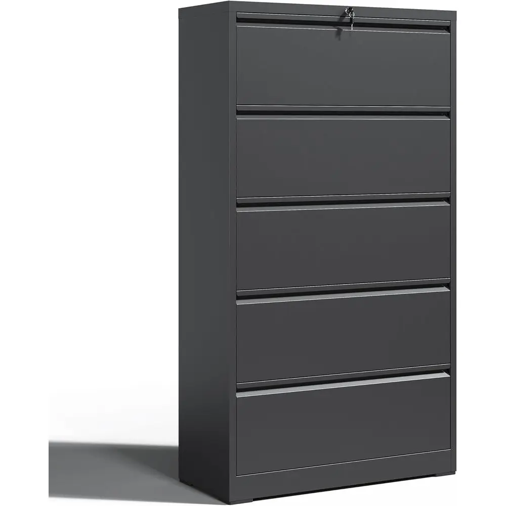 

Прочный горизонтальный металлический шкаф для документов с замком для домашнего офиса, для файлов формата Legal/Letter, требуется сборка