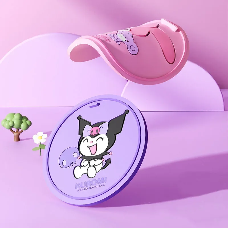 Sanrio Car Coasters Armrest Box Cushion Thermal Insulation Pad Anti-Slip Pad Anti-Bumping Hello Kitty Car Accessories Gift view 5