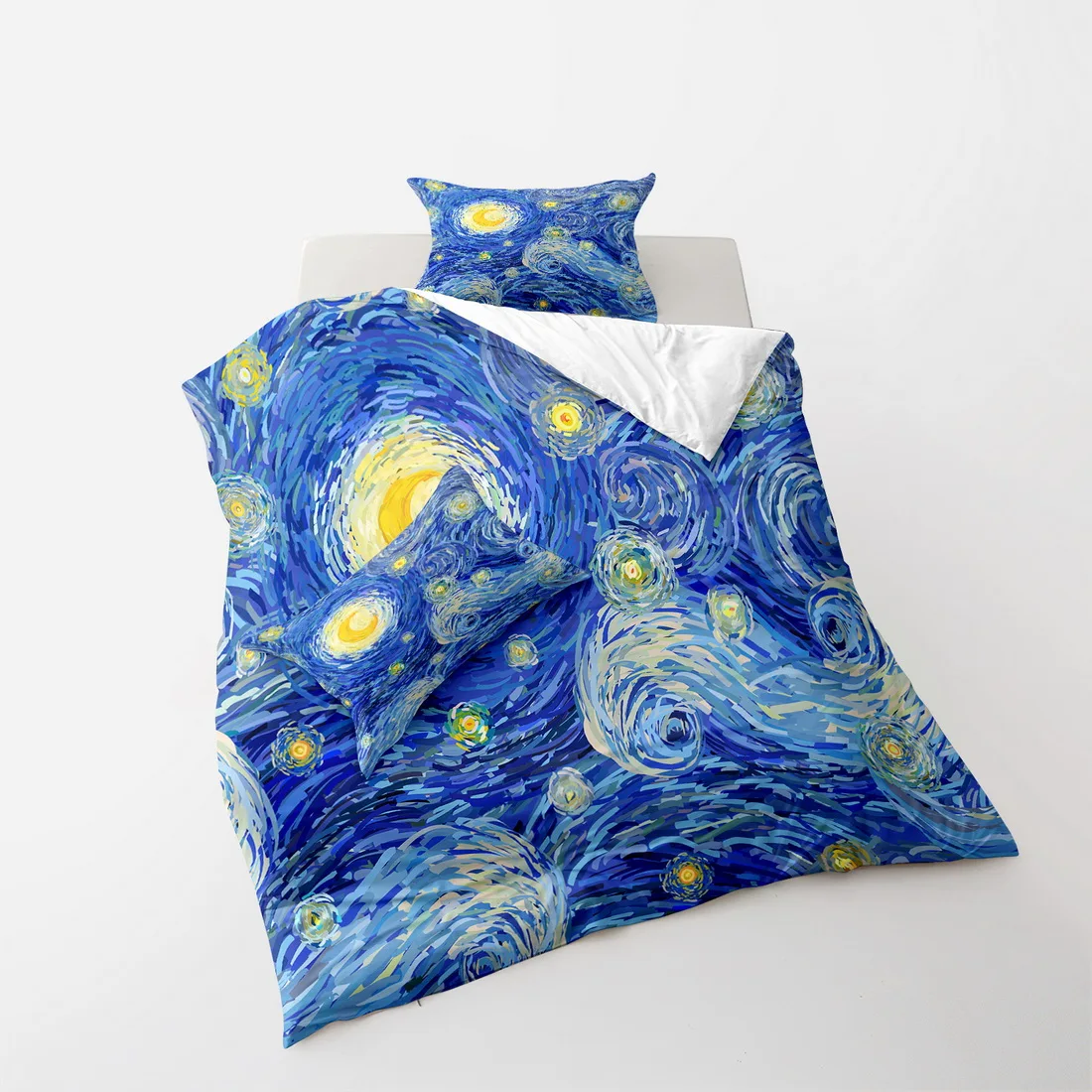 Abstract Starry Sky Duvet Cover Set Cotton Bedding Machine Washable Quilt Decor Birthday Gift for Bedroom