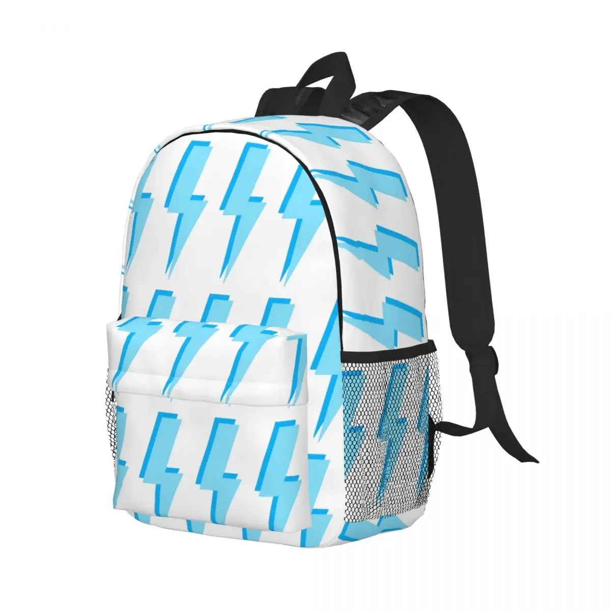 Preppy Blue Lightning Bold zaini adolescente Bookbag Cartoon bambini borse da scuola zaino per Laptop borsa a tracolla grande capacità