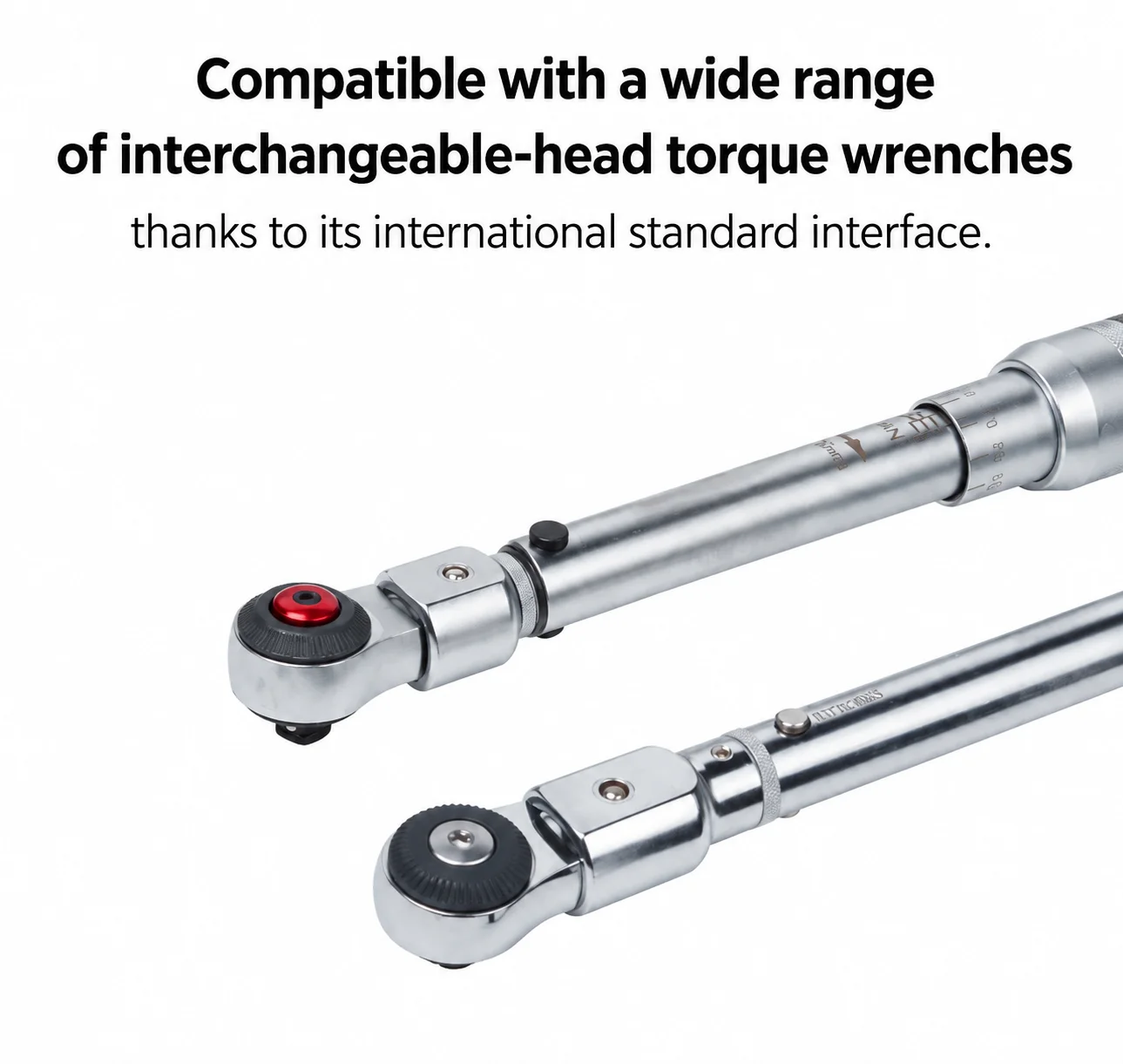Fanyaa Wrench Ratchet Head Replacement Part Square Tenon Drive End 9*12,14*18mm, 1/4 3/8 1/2 3/4 Inch Reversible Socket Ratchet