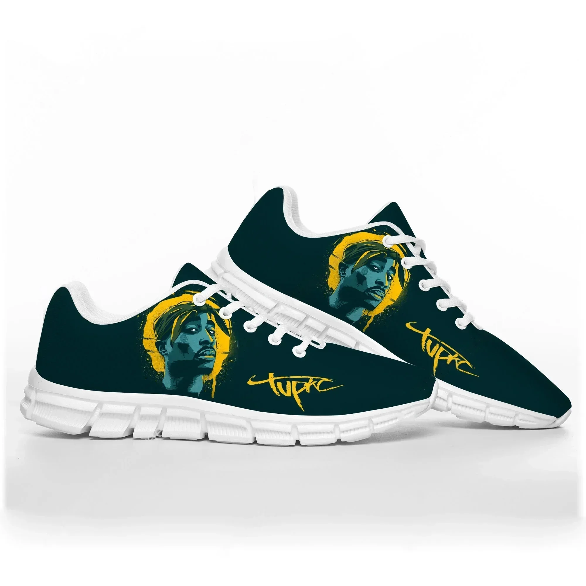 

Men's Sneakers Tupac 2pac Hip Hop Sports Shoes Mens Womens Cozy Fashion Sneakers Casual Custom High Quality Couple Shoe