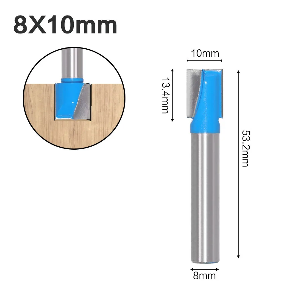 1pc 8mm Cleaning Bottom Engraving Bit Solid Carbide Router Bit Woodworking Tools Milling Cutter Workshop Equipment Power Tools