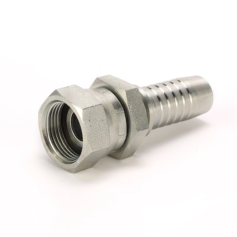 PEHEL 22611D-06-06 BSP Female 60 Degree Cone Seat Double Hexagon Hydraulic Hose Fitting High Pressure Hose End Connector Factory