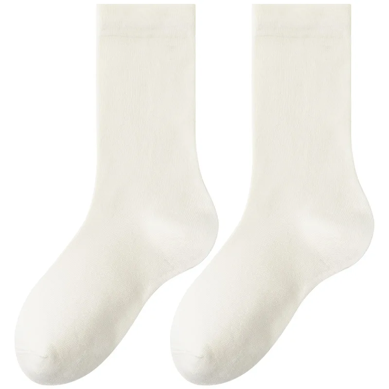 JIAYAN 2025 ถุงเท้าผู้หญิงฤดูใบไม้ผลิถุงเท้าไม่มีกระดูกผ้าฝ้ายขนาดกลาง Confinement ร้านขายชุดชั้นใน