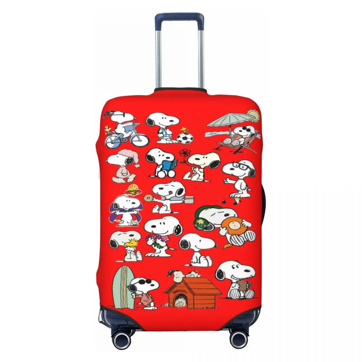

Custom S-snoopys Animated Cartoon Travel Luggage Cover Washable Suitcase Cover Protector Fit 18-32 Inch