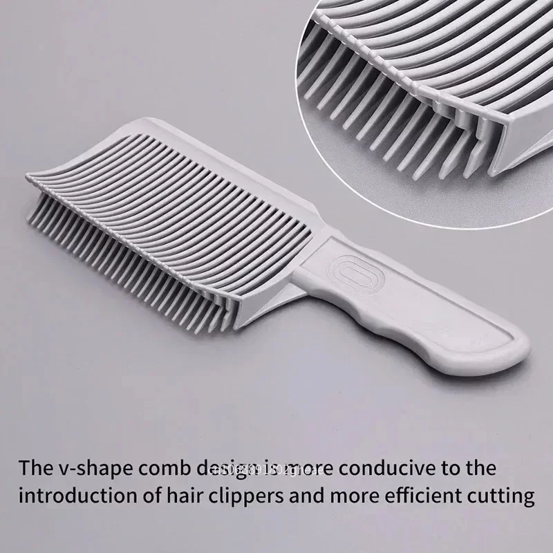 Professional Barber Fade Comb Hairdressing Accessory for Blending Hairstyles Heat Resistant Brush for Men's Tapered Haircuts image 3