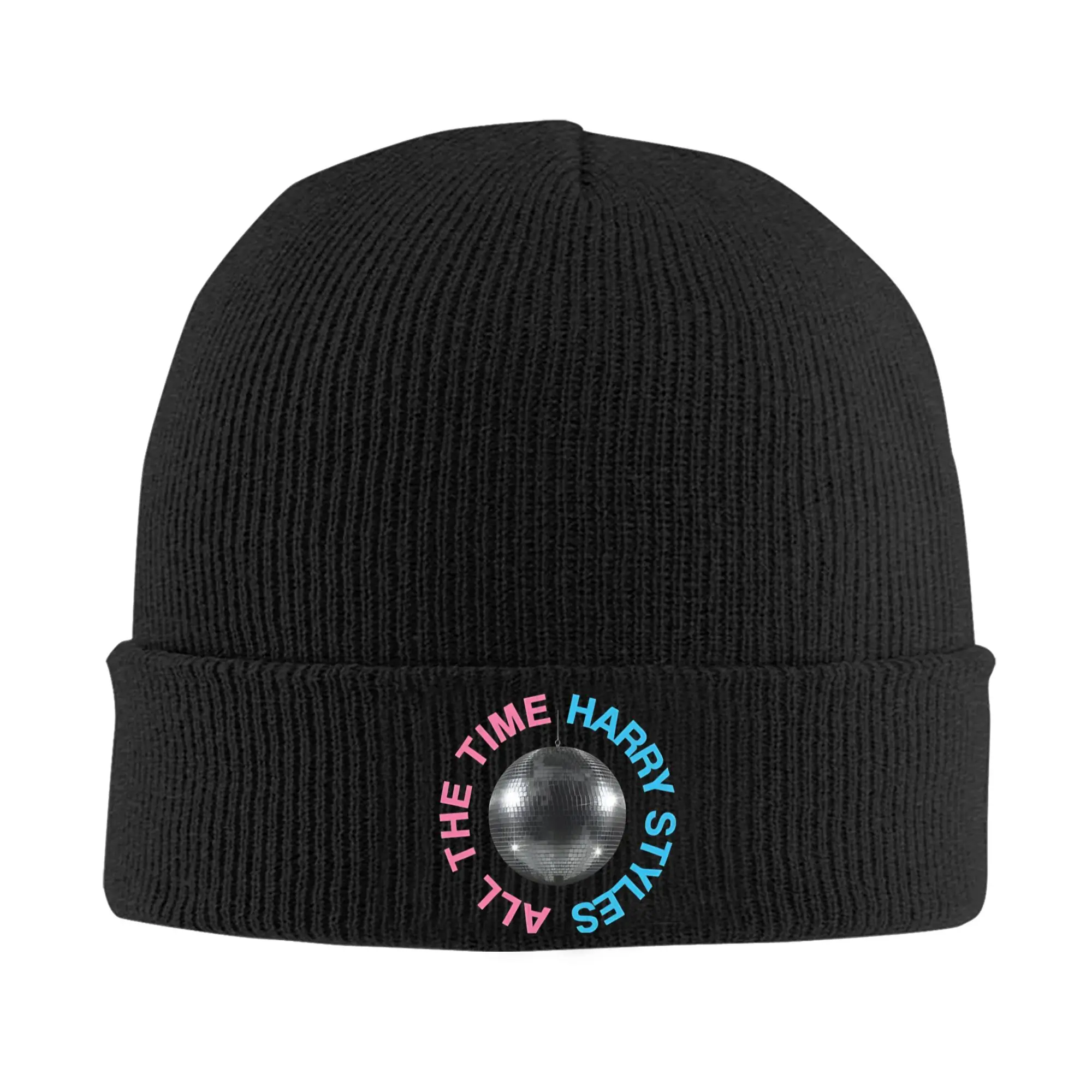 Kiss All The Time Disco Knit Hat Beanie Winter Hat Warm Acrylic  Fashion Muisc Caps Men Women Gifts,