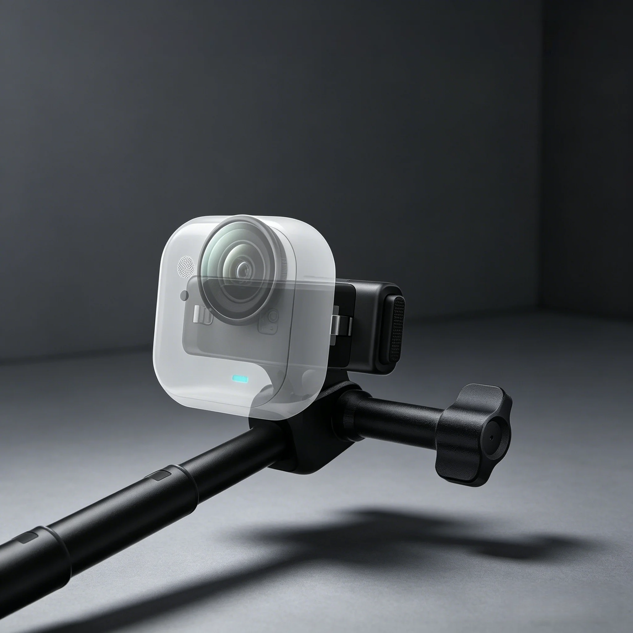 Portable Light Camera Bracket, For Insta360 X5 X4 GO 3S Ace Pro 2, Mini Tripod Selfie Stick 2.0, Built-in 1/4 Inch Mount Adapter