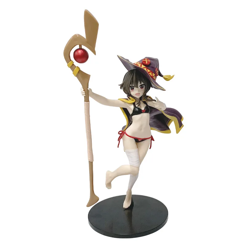 TAITO Błogosławieństwo Boga na Ten Wspaniały Świat 23cm Megumin Figurka Akcji Śliczna Figurka Dla Dziewczynek Ozdoby na Stół Model Prezent