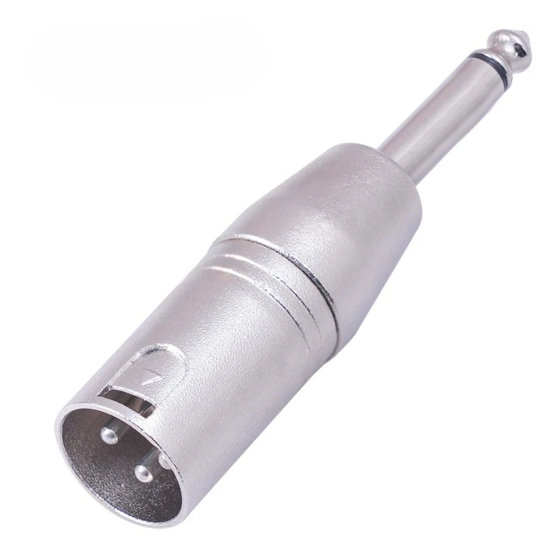 10PCS Nickle-plated Audio Adaptor 1/4