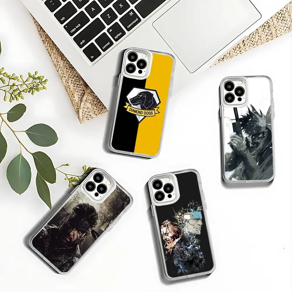 

Game M-Metal Gear Solid Phone Case For iPhone 17,16,15,14,13,12,11 Pro,Max,Plus,X,XS,XR,SE4,E Mini Transparent Soft Cover