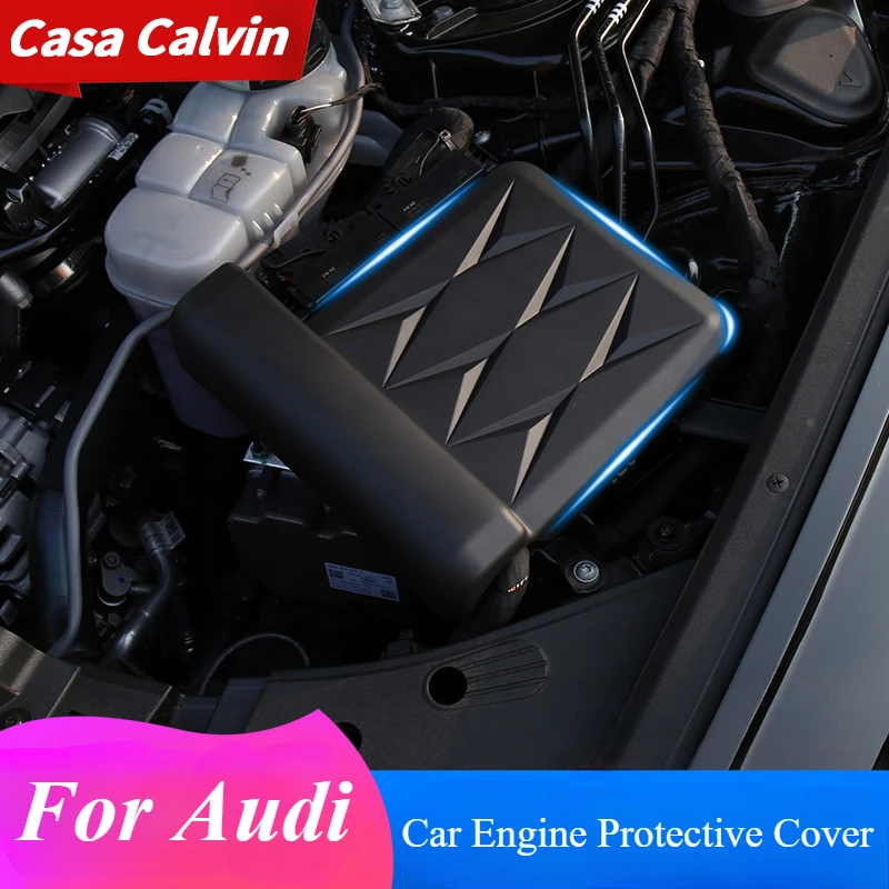 

Для Audi Q5LA4LA5A6LA7LA7 автомобильный двигатель, компьютер, защитная крышка, модификация, обновление, водонепроницаемые, пылезащитные, декоративные аксессуары