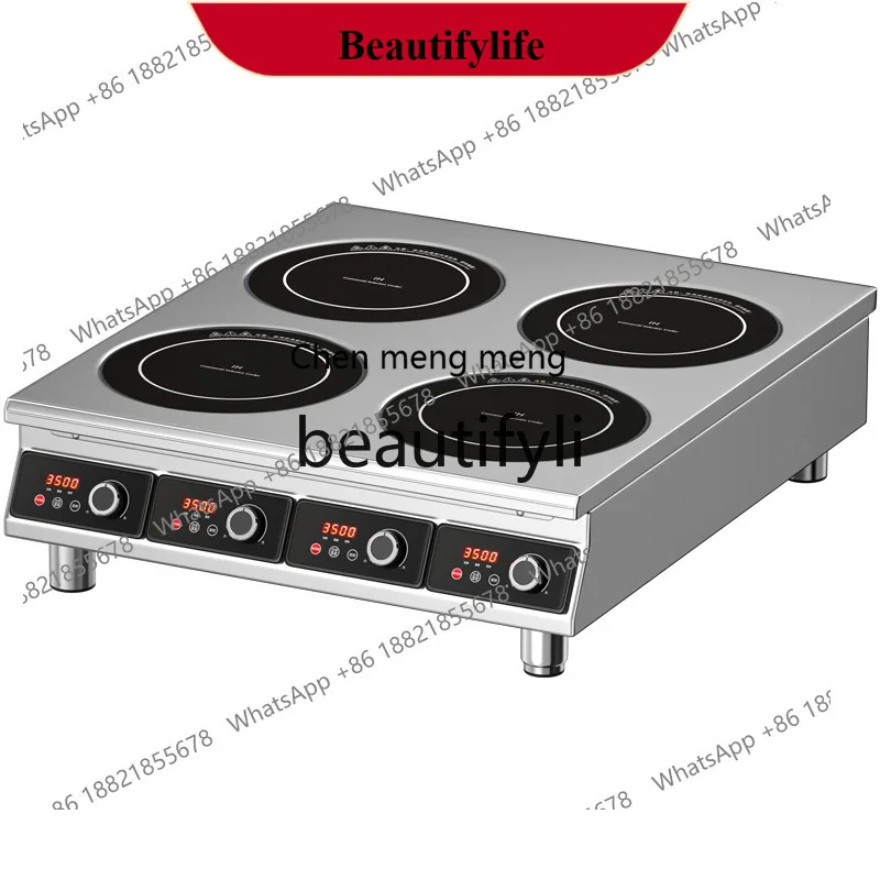 AB02  Commercial multi-head induction cooker, high-power pot stove in restaurant, electromagnetic stove