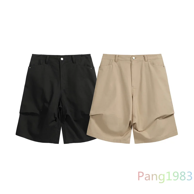 

Khaki Black NONNOD Carpenter Shorts Men Women 1:1 High Quality Work Shorts 3D Design Breeches