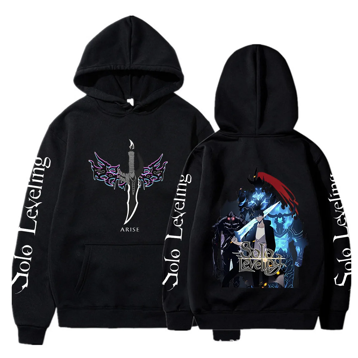 

Anime Solo Leveling Graphic Print Hoodies Men Women Fashion Streetwear Clothes Unisex Harajuku Sweatshirt Loose Casual Pullover